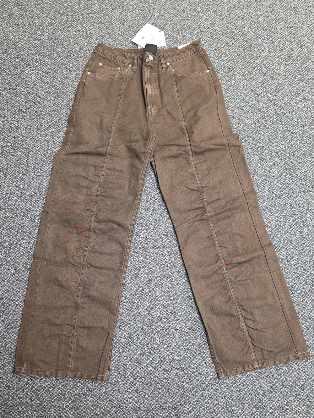 NWT Women's Size 10 Jordan x Travis Scott Pants Barogue Brown FD9121-237